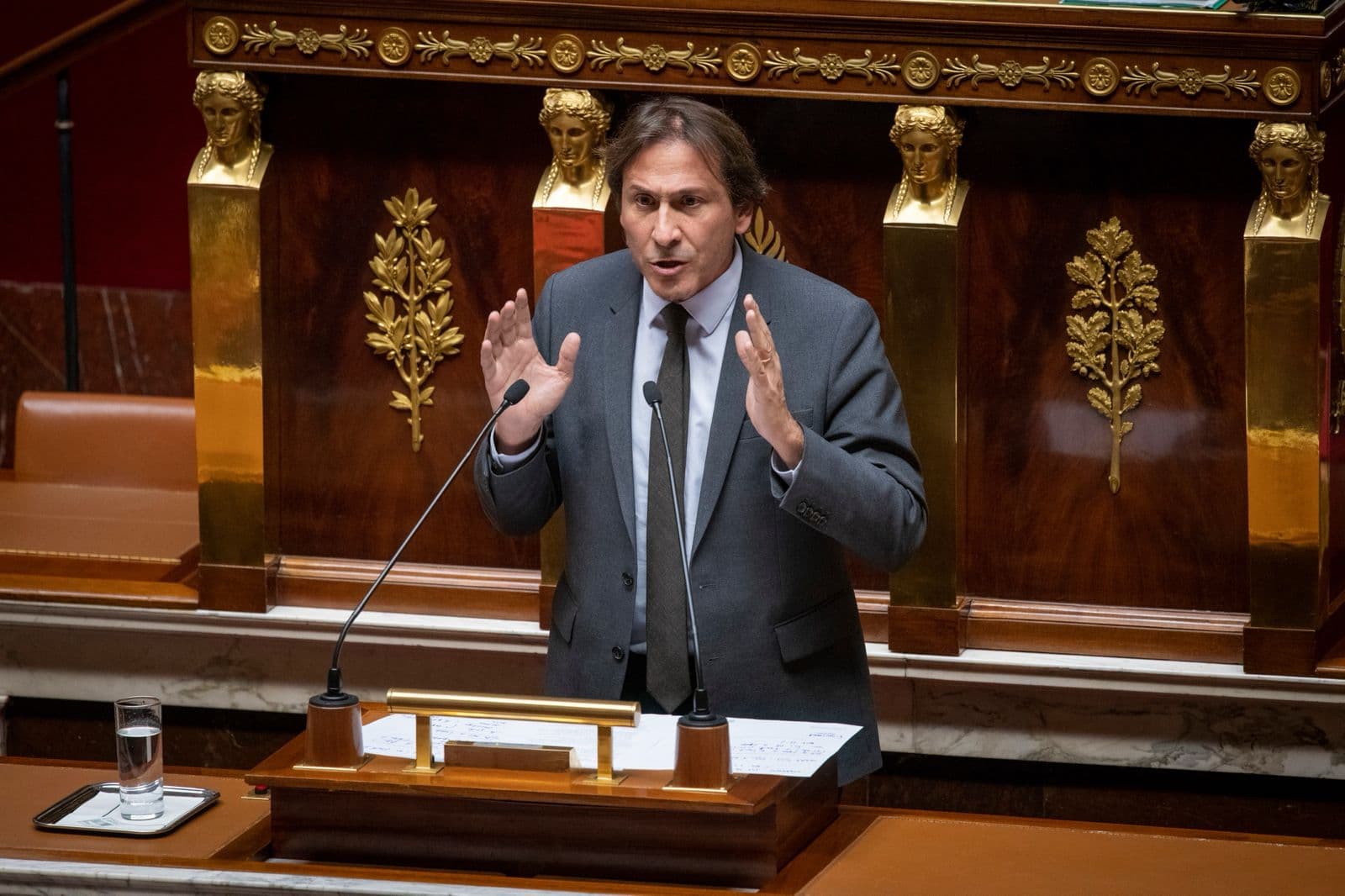 Jérôme Guedj s'exprime à la tribune de l'Assemblée nationale